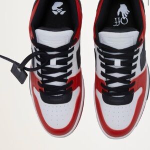 Nike Red and White Sneakers